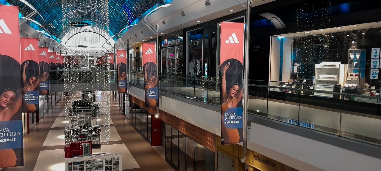 Banner Luminaria - Shopping