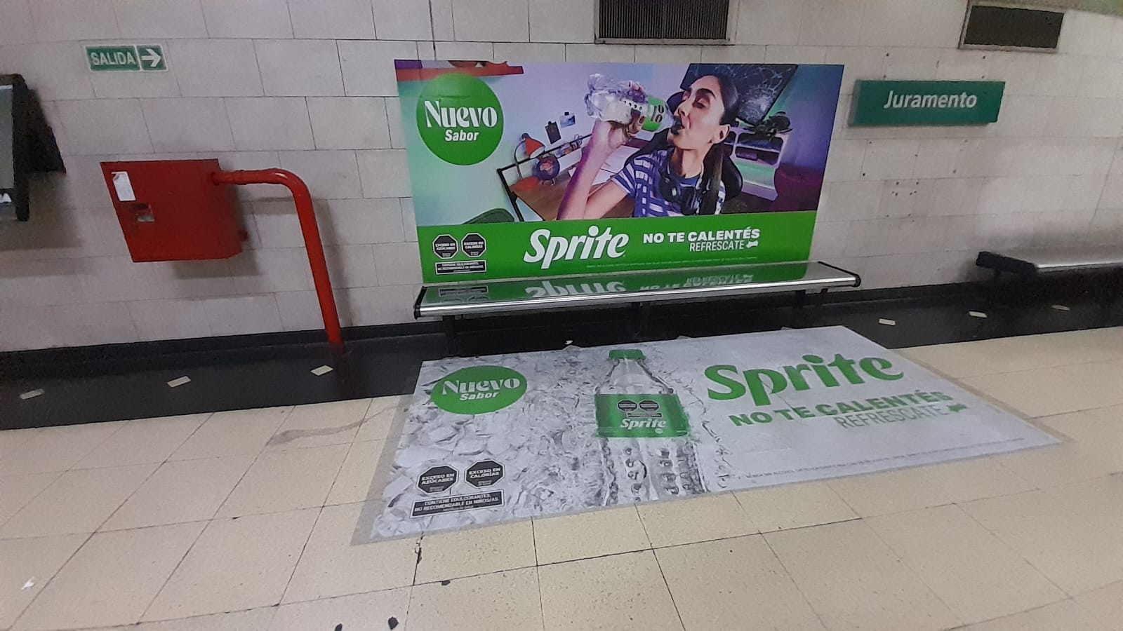 Escenario de Pared y Ploteo de Piso - Subte